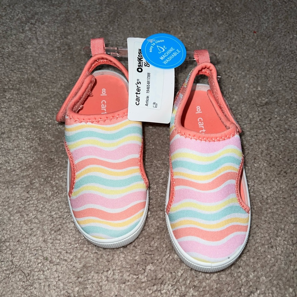 New Carters Girls Colorful Water Shoes